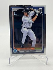 2024 BOWMAN CHROME DRAFT BRYCE RAINER RC TIGERS 1ST