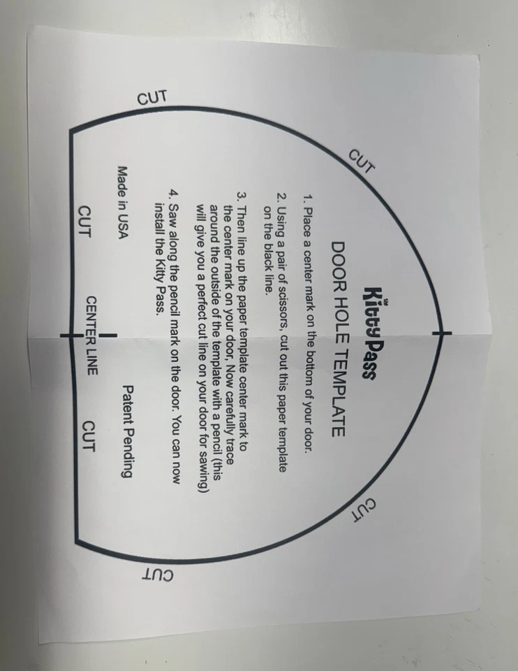 The Kitty Pass Interior Cat Door for Cats Up to 21 LBS  Brand New - Image 4 of 4