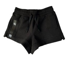 NEW DSG Girls Size Extra Small XS Sport Fleece Black Shorts Mid Rise NWT