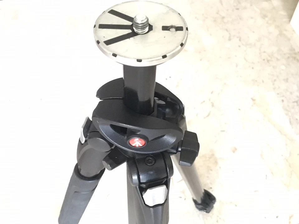 Trépied MANFROTTO 290 Dual MT290DUA3 Alu 3 Sections avec 90° Colonne - Photo 3/4