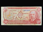 1975 $50 Fifty Dollars Bank of Canada Banknote HA 3764481 Lawson Bouey F Grade