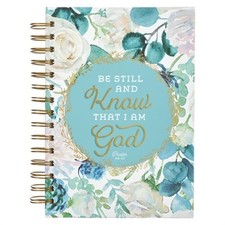 Christian Art Gifts Inspirational Spiral Journal Lined Notebook for Women Be Sti