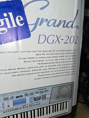 Yamaha Portable Grand DGX-202 76-Key Digital Keyboard | all
