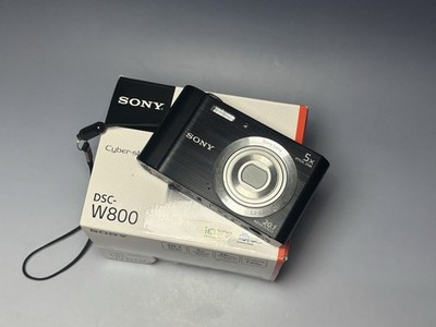 Sony Cyber-shot DSC-W800 20.1 MP Digitalkamera 5x zoom Schwarz