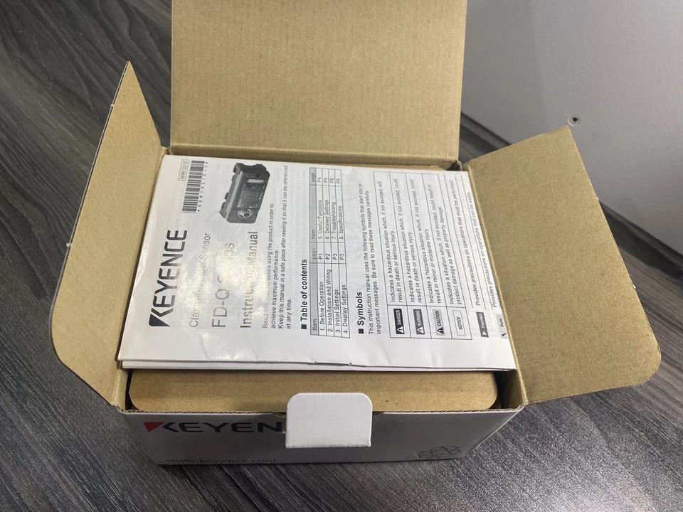 New Keyence FD-Q10C Clamp-on Digital Flow Sensor w/ Sensor Bracket 20-30VDC -USA - Image 3 of 4