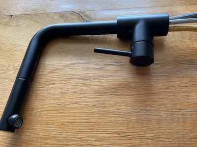 Blanco Mila S Mischbatterie Mit Handbrause Schwarz Matt Fast Neu