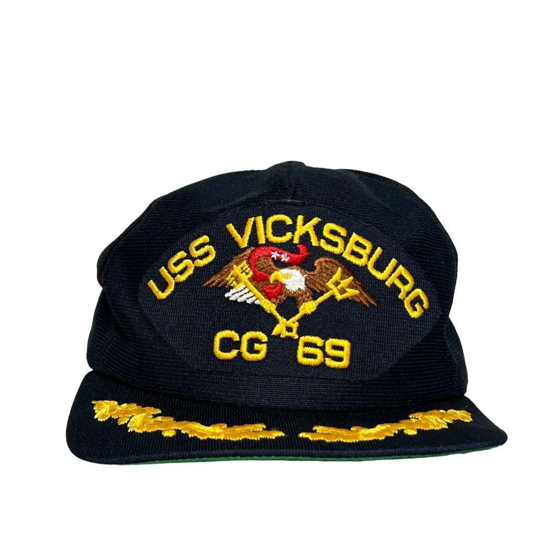 vintage 1969年US NAVY CAP サイズXL Vintage 60's 70's US Navy Dress Uniform Hat Bancroft Zephyr