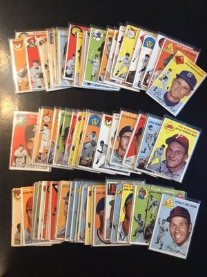 1954 TOPPS BASEBALL SET Starter/builder (79 total/77 Different) See Pics READ
