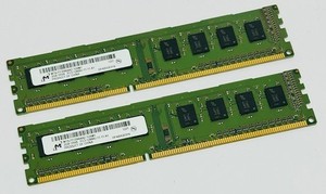 4GB (2 x 2GB) Micron MT8JTF52564AZ-1G6M1 PC3-12800U 1600MHz Non-ECC DDR3 Arbeitsspeicher