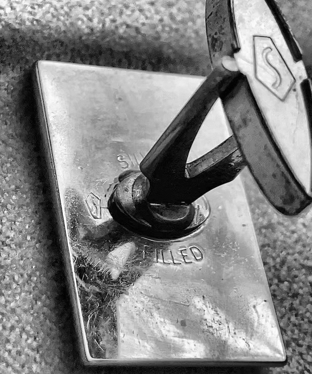 Vintage Swank Silver-Filled Rectangular Cufflinks… - image 4