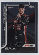 2025 Topps Chrome Formula 1 F1 Drivers Oliver Bearman #14 Rookie RC 1sm4