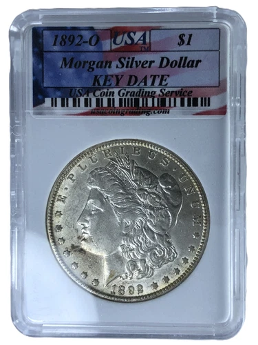 1892-O $1 Morgan Silver Dollar USA Coin Grading "KEY DATE" Slab