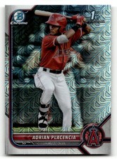 2022 Bowman Chrome #BCP-205 Adrian Placencia Prospects Mojo Refractor