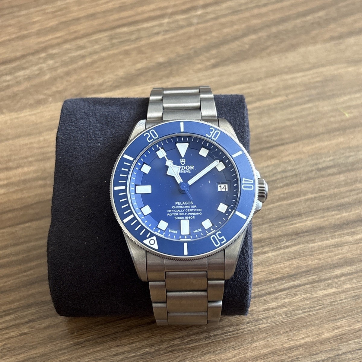Tudor Pelagos 25600TB 42mm Titanium Blue Dial Automatic Watch, Box