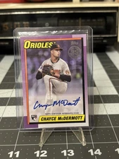 2025 TOPPS SERIES 1 CHAYCE MCDERMOTT ON CARD AUTOGRAPH RC #90A-CMT