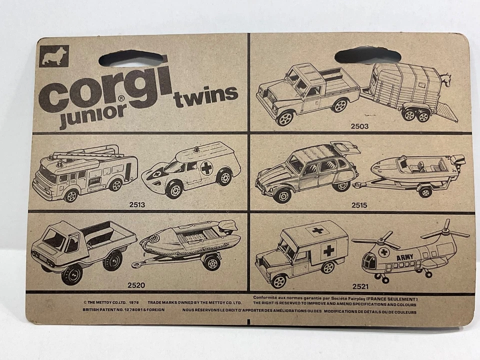 1976 CORGI JUNIORS JAMES BOND 007 LOTUS ESPRIT STROMBERG HELICOPTER 1:64 - Image 2 of 2