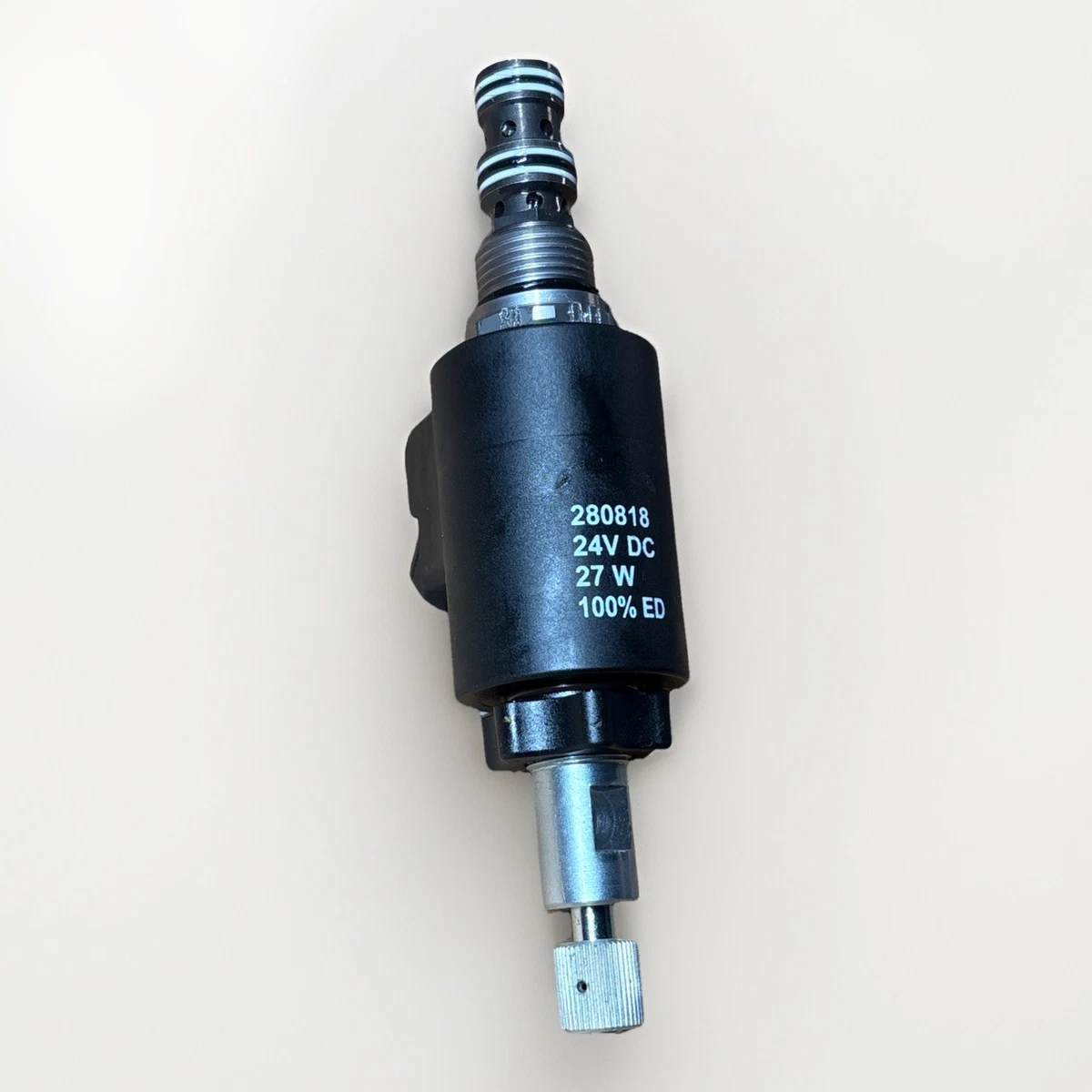 Solenoid Valve 280818 24V DC 27W 100% ED photo 1