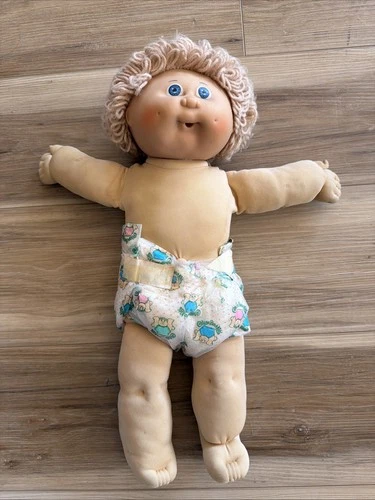 1980’s Cabbage patch Kid Jesmar hm#4 Dimples Pacifier Mouth Diaper Made In Spain