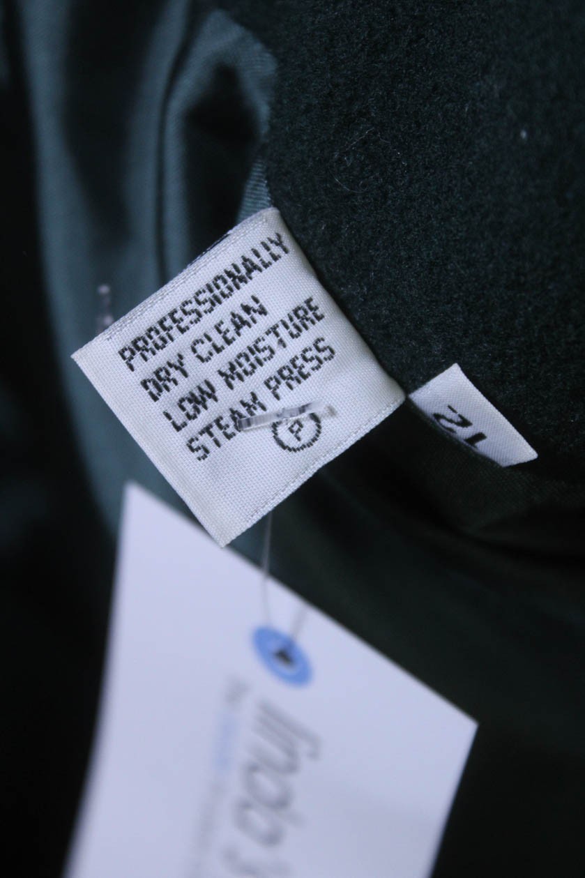 Mackintosh Womens Collared Solid Button Down Wool… - image 5