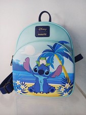 LOUNGEFLY DISNEY STITCH FROG BEACH SCENE MINI BACKPACK NEW WITHOUT TAGS