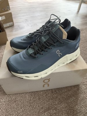 On Cloudnova Form Mid Top Lace-Up Sneakers Blue/White 8M/W9.5
