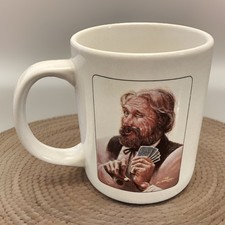 “Around This Place Nobody Plays With A Full Deck” Coffee Cup Cowboys Fun Western