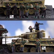 1/72 German bomber personnel 6 soldiers Model Excluding tanks