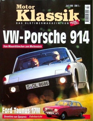 3) Motor Klassik 07/1996 - Hudson Hornet mit 146PS i - Saab Sonett II V4 mit 65P
