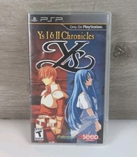 Ys I & II Chronicles (Sony PSP, 2011) COMPLETE CIB ENGLISH RARE