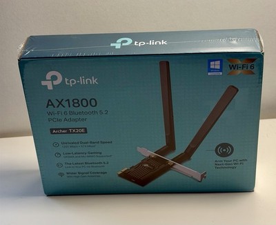TP-Link Archer TX20E AX1800 Wi-Fi 6 Bluetooth 5.2 PCIe-Adapter, max 1201 Mbit/s