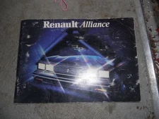 1983 RENAULT ALLIANCE FACTORY ORIGINAL OWNERS MANUAL