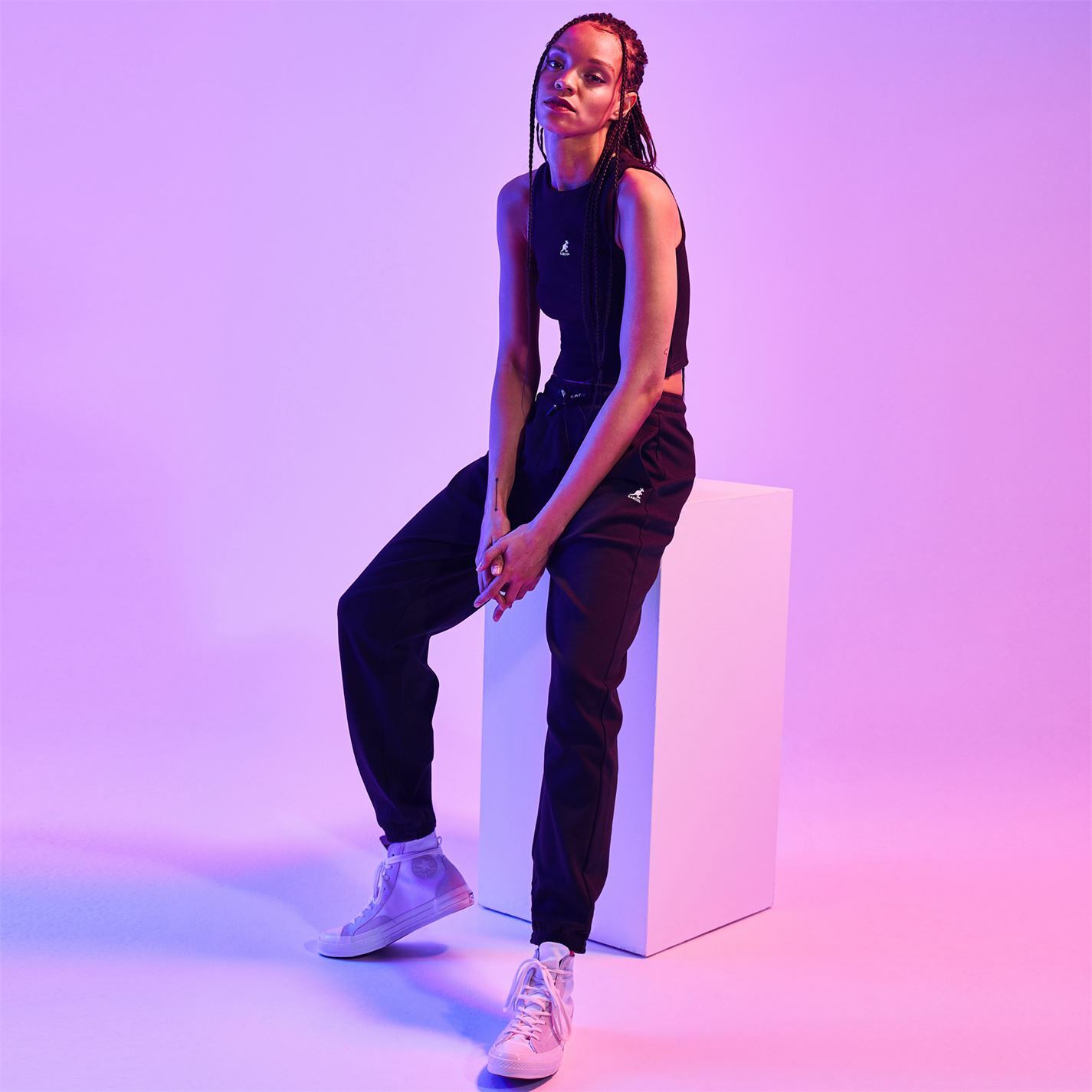 Kangol Knitwear Racer Vest Ladies Cami 