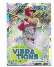 2022 Bowman Chrome Virtuosic Vibrations Austin Hendrick Atomic Refractor /150