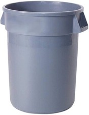 Kunststofftonne 121 Liter, &Oslash;xH 560x690 mm, grau, lebensmittelecht