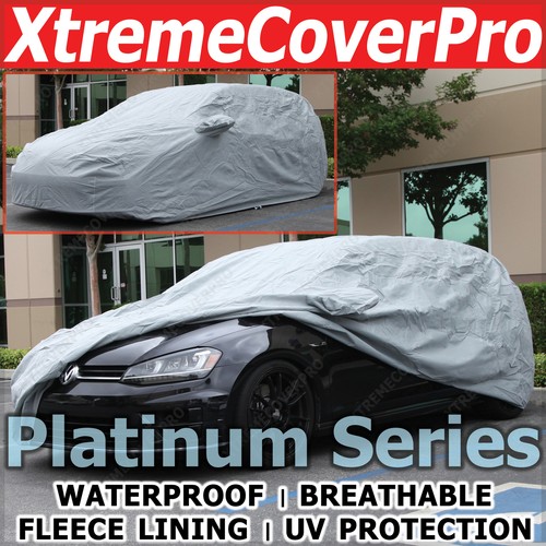 2007 2008 2009 2010 2011 Volkswagen Golf WATERPROOF CAR COVER W/MIRRORPOCKET GRY - Picture 1 of 11