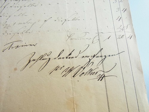 Apotheker-Rechnung BRAUNSCHWEIG 1839 von Wilhelm VÖLKEL (Martini-Apotheke), Damm - 第 4/6 張圖片