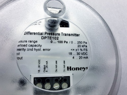 Honeywell DPTE102 Differential Pressure Transmitter, 0-100pa, Screw Terminal - Picture 15 of 24