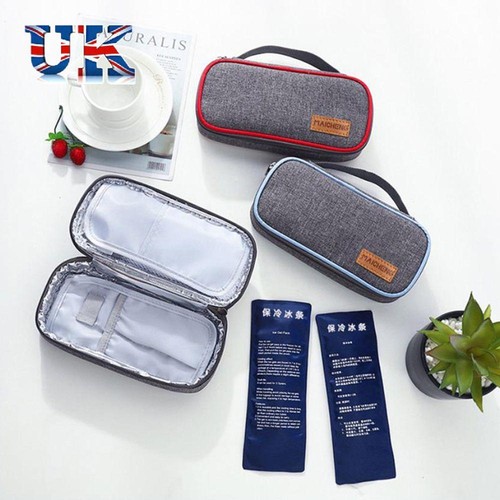 Thermal Insulated Medicla Cooler Pill Protector Insulin Cooling Bag Travel Case