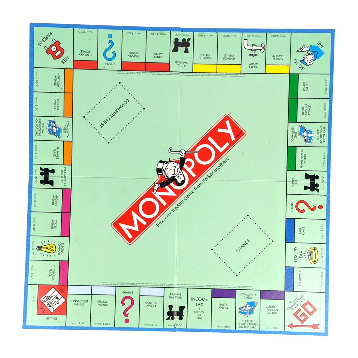 Vintage 1999 MONOPOLY Board Game Parker Brothers Hasbro - Complete