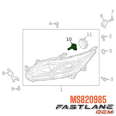 MS820985 Mitsubishi OEM Genuine Bulb Headlamp for sale online | eBay