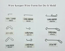 Wire Keeper Wire Form for Do-It Mold - Model - Select - 100 Pcs