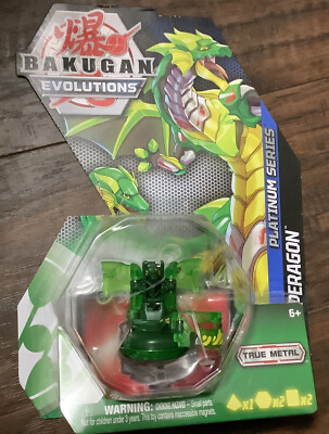 Bakugan Evolutions Ventus Platinum Viperagon Action Figure Green Sealed