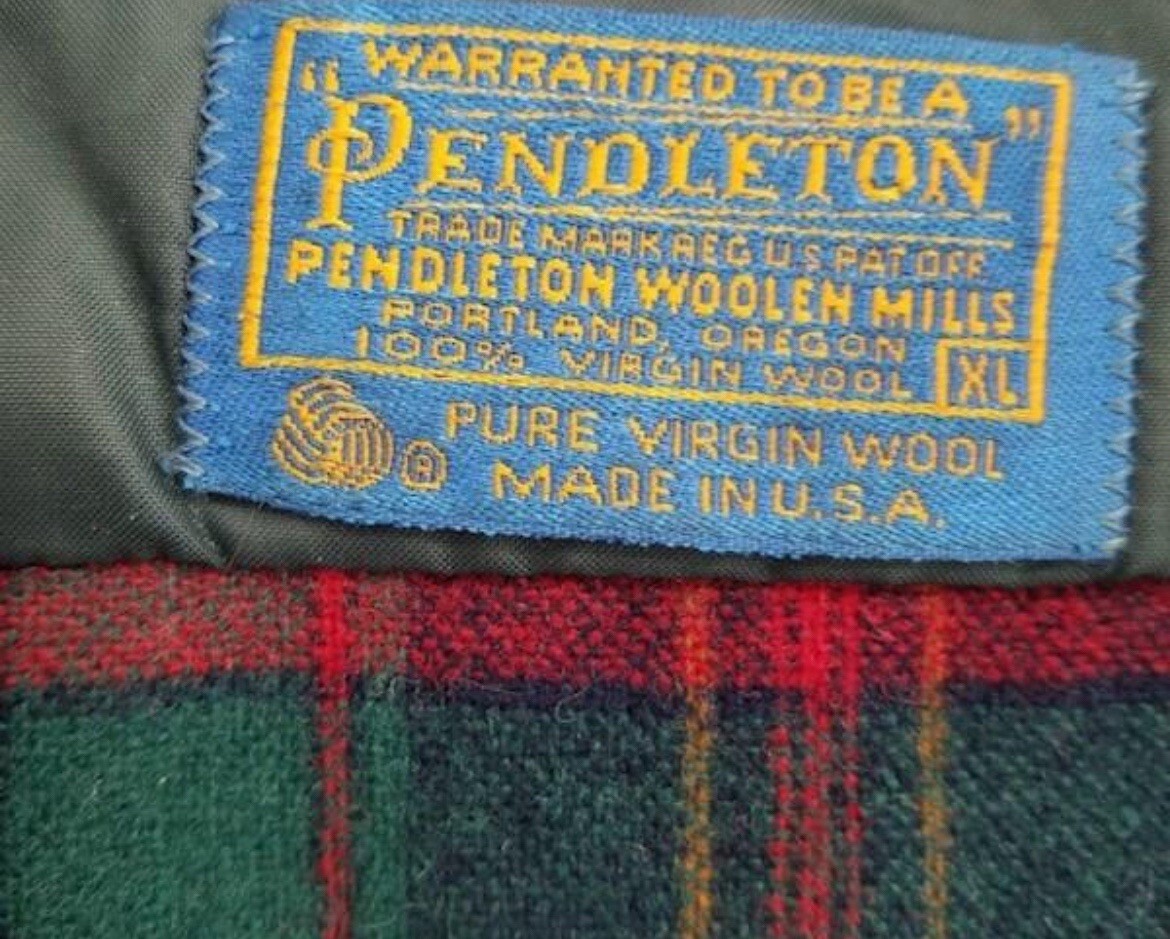 Set of Two Pendleton Plaid Wool Flannel Button Lo… - image 4
