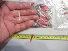 200-1 1/4" FLUKE MIX-crappie-panfish-soft minnow-grub-jig-split tails-lure-scent