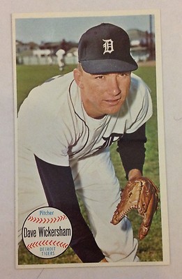 Dave Wickersham #35 Tigers NM 1964 Topps Giants Set Bremse