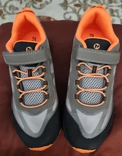 MEN'S MERRELL MOAB SPEED LOW AC WATERPROOF SHOE GUNSMOKE ORANGE SIZE 7