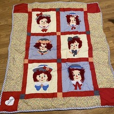 Brand New Classic Raggedy Ann Andy Quilt By Applause