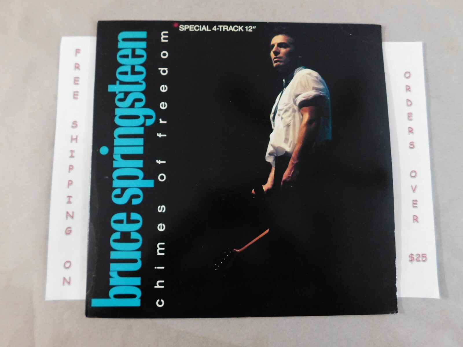 BRUCE SPRINGSTEEN CHIMES OF FREEDOM 1987 12" "BORN TO RUN (LIVE ACOUSTIC)" eBay