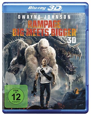 Rampage  Big Meets Bigger 3D [3D Blu-ray]  NEU OVP