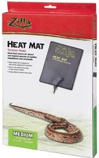 Reptile, Zilla Heat Mat Terrarium Heater Medium - 16 Watt - 30-40 Gallon Tanks 
